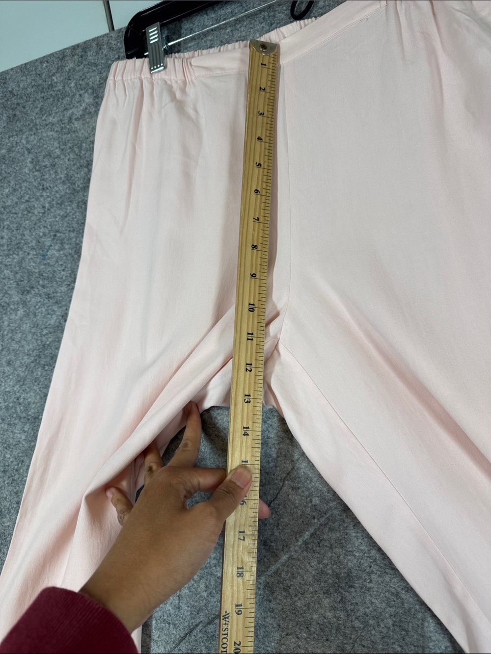 GO Silk 100% Silk Wide Leg Pants Pink Medium Quiet Luxury Resort Minimalist - Picture 5 of 13